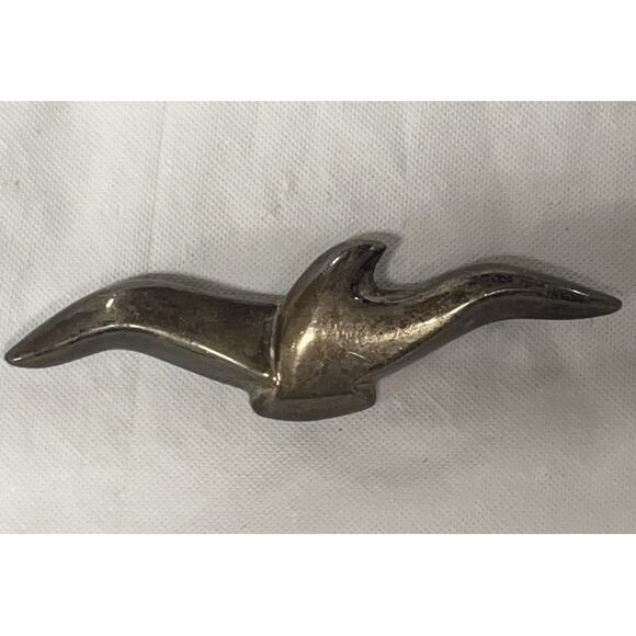 Vintage BAYANTHAN Silver Abstract Pin / Brooch Silver 925, Jewelry Collectible - Picture 4 of 10